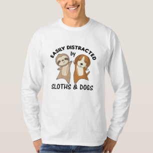 Camiseta Fácilmente Distratizado Por Las Llovias Y Perros P