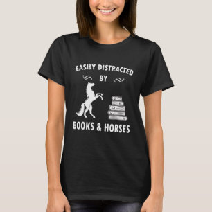 Camiseta Fácilmente Distratizado Por Libros Y Libros De Cab