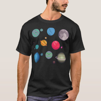 Camiseta Fácilmente Distratizado Por Los Planetas