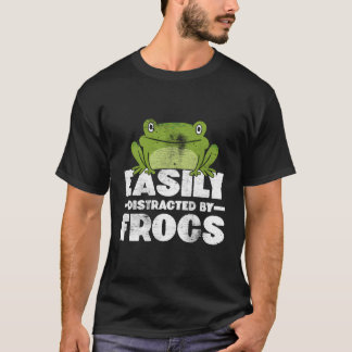 Camiseta Fácilmente Distratizado Por Ranas Ranas Lover Gift