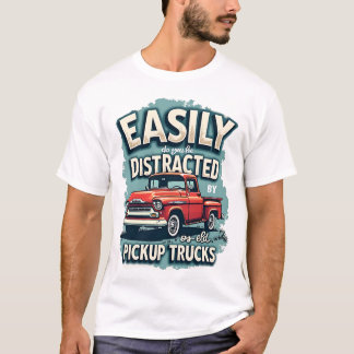 Camiseta Fácilmente Distratizado por viejos camiones de rec