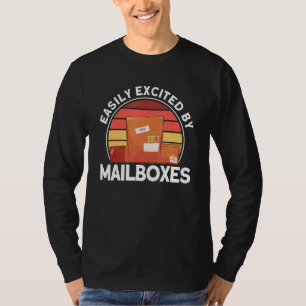 Camiseta Fácilmente Emocionado Por Mailboxes Mailman Postal