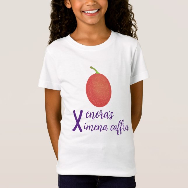 Camiseta Factor X con Ximenia Caffra y nombre X (Anverso)