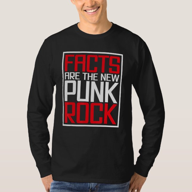 Camiseta Facts Are The New Punk Rock (Anverso)