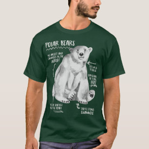 Camiseta Facts Premium de moda para el oso polar