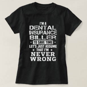 Camiseta Facturación de seguro dental