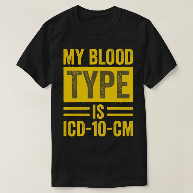 Camiseta Facturación y codificación médica por código médic (Diseño del anverso)
