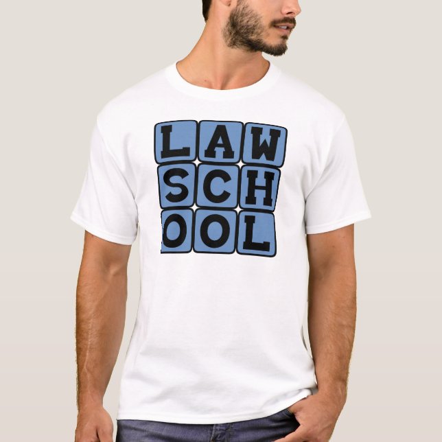 Camiseta Facultad de Derecho, Educación Jurídica (Anverso)