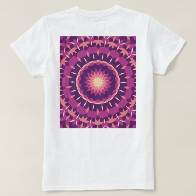 Camiseta Fade Away Pattern (Reverso del diseño)