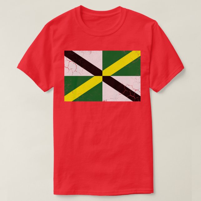 Camiseta Fade de cosecha de la bandera de Monterey (Diseño del anverso)