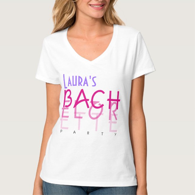Camiseta Faded Personalizable de la fiesta de la soltera (Anverso)
