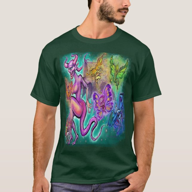 Camiseta Fae de Luz y Oscuridad (Anverso)