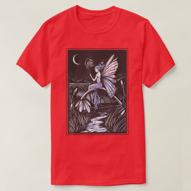 Camiseta Faecore Fairy Night Fairycore Fantasy Magic Natura (Diseño del anverso)