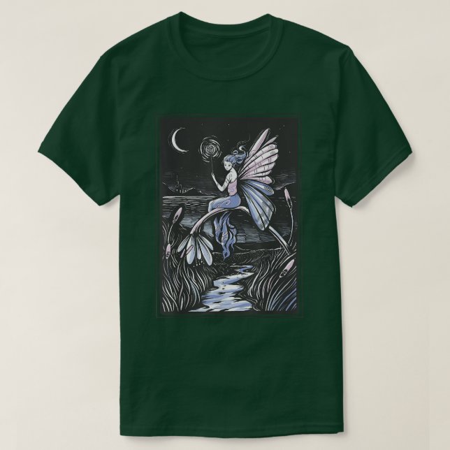 Camiseta Faecore Fairy Night Fairycore Fantasy Magic Natura (Diseño del anverso)