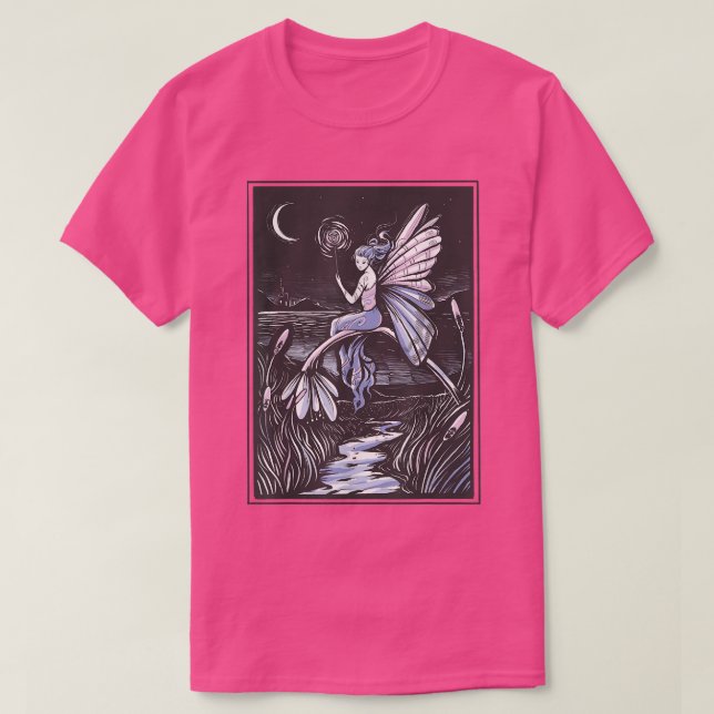 Camiseta Faecore Fairy Night Fairycore Fantasy Magic Natura (Diseño del anverso)