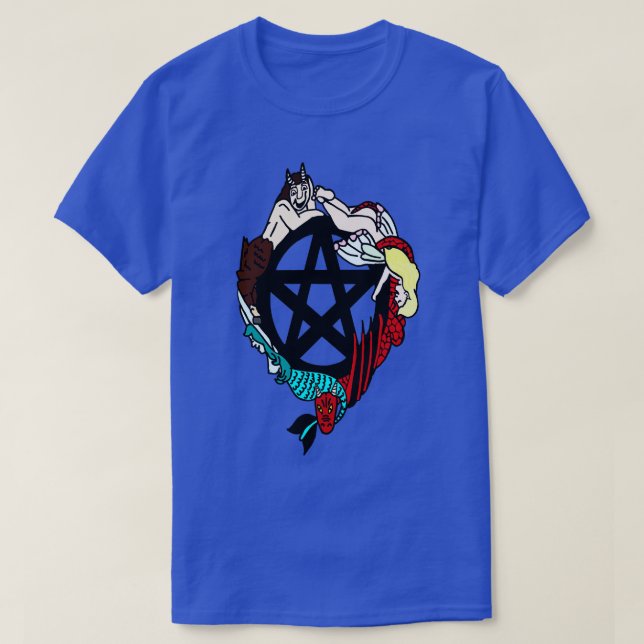 Camiseta Faerie Pentacle (Diseño del anverso)