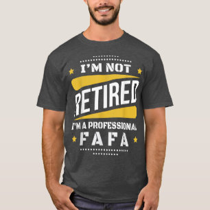 Camiseta Fafa Profesional No Retirada Jubilados Vintage