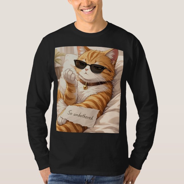 Camiseta FAFO – So Unbothered Cat T-Shirt (Anverso)