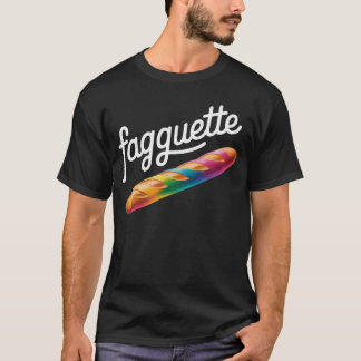 Camiseta Fagquette Rainbow Bread Humorous LGBTQ Pride Baker