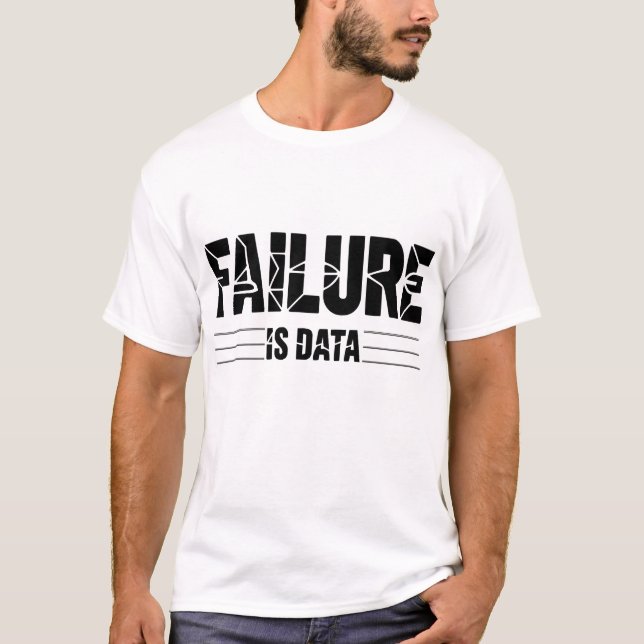 Camiseta Failure is Data – Minimal Intellectual | Founder (Anverso)
