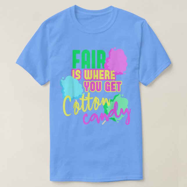 Camiseta Fair Cotton Candy Floss (Diseño del anverso)