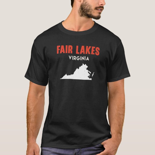 Camiseta Fair Lakes Virginia Estados Unidos Estados Unidos  (Anverso)