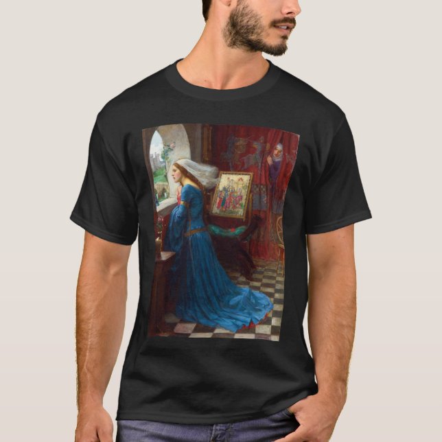 Camiseta Fair Rosamund c. 1916 por John William Waterhouse (Anverso)