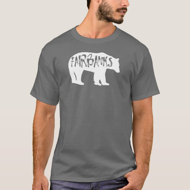 Camiseta Fairbanks Alaska Bear (Anverso)