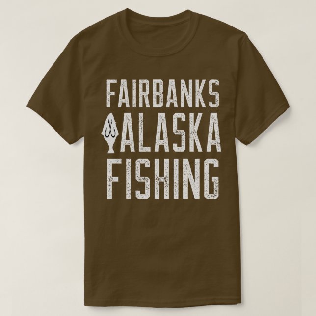 Camiseta FAIRBANKS ALASKA FISHING TShirt (Diseño del anverso)