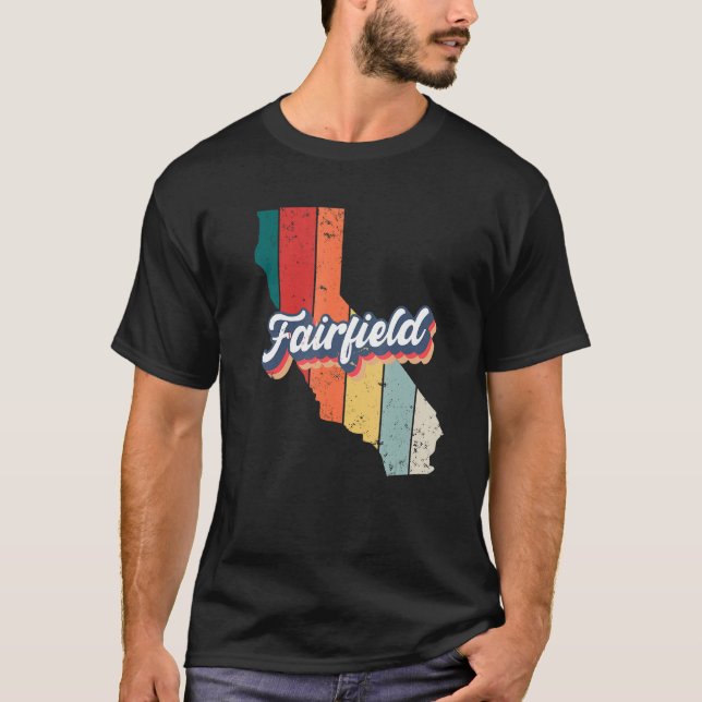 Camiseta Fairfield City Retro Vintage (Anverso)