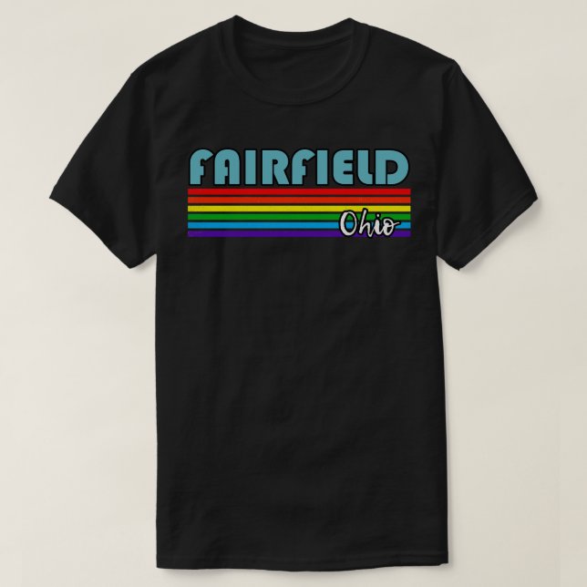 Camiseta Fairfield Ohio Pride Fairfield LGBT Gift LGBTQ Su (Diseño del anverso)