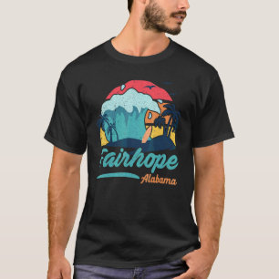 Camiseta Fairhope Alabama Beach Summer Surfing Sunset Palm