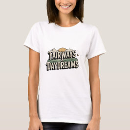 Camiseta Fairways And Daydreams Retro Landscape Art