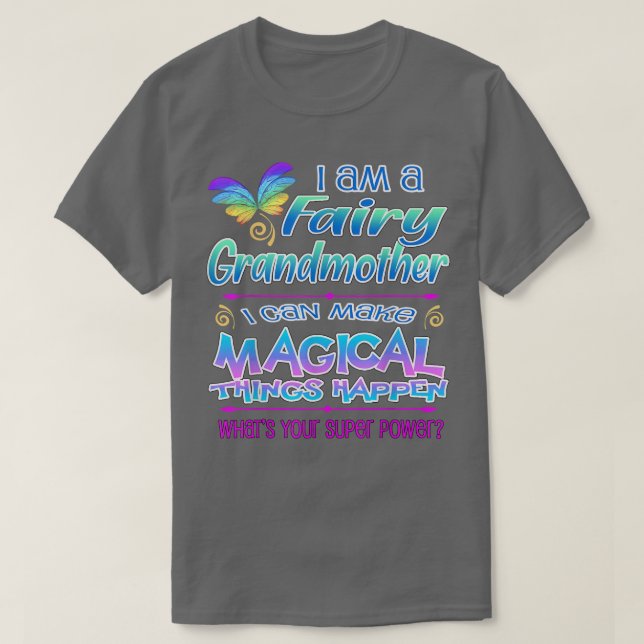 Camiseta Fairy Abuela Magic (Diseño del anverso)