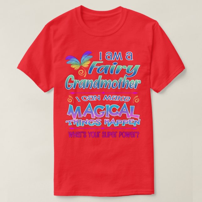 Camiseta Fairy Abuela Magic (Diseño del anverso)