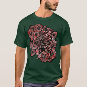 Camiseta Fairy Art Red Poppy Fairy GardenT-Shirt