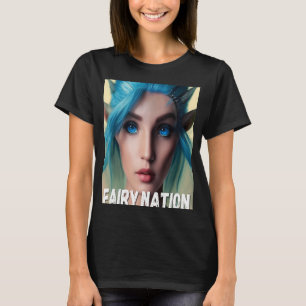 Camiseta Fairy Blue Haired Elf Fay Pixie Elfin