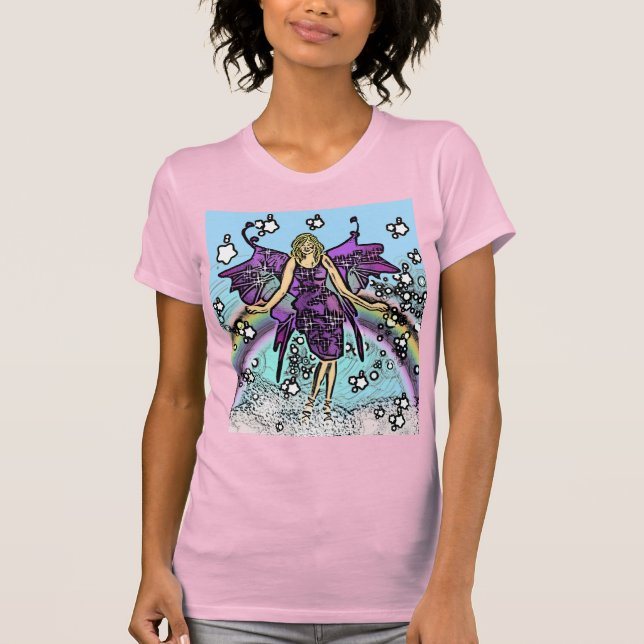 Camiseta Fairy Blue  Versión Dos  (Anverso)