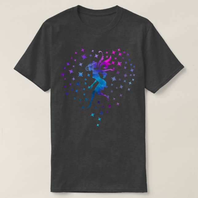 Camiseta Fairy Dust Heart Stars Love Fairies Fairycore Fant (Diseño del anverso)