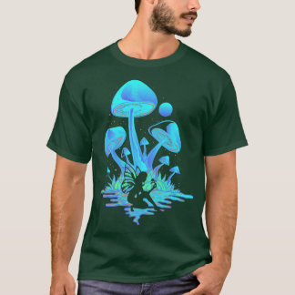Camiseta Fairy Dust Mushrooms Rosa Fairycore Goblincore Fae