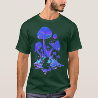 Camiseta Fairy Dust Mushrooms Rosa Fairycore Goblincore Fae