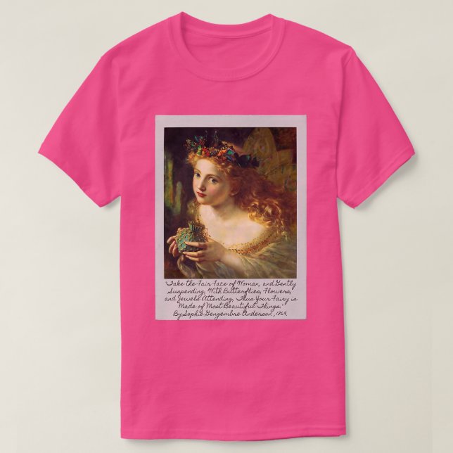 Camiseta Fairy Faerie Art (Diseño del anverso)