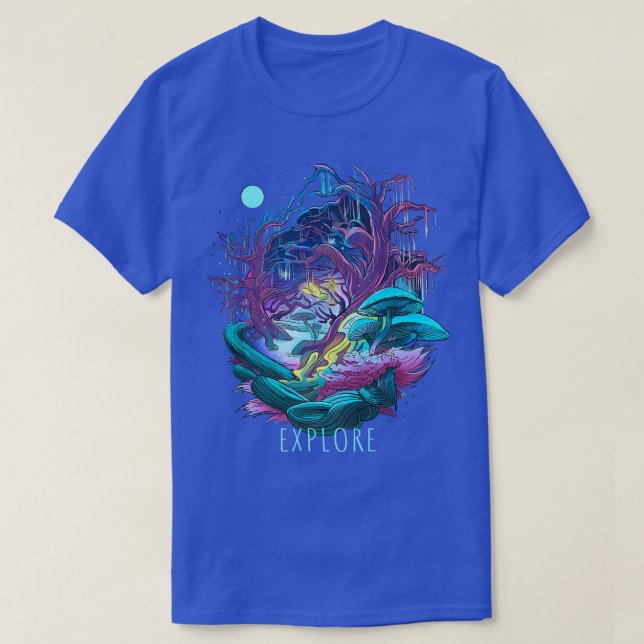 Camiseta Fairy Fantasy Forest Mushroom Beautiful Nature Fun (Diseño del anverso)