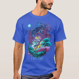 Camiseta Fairy Fantasy Forest Mushroom Beautiful Nature Fun