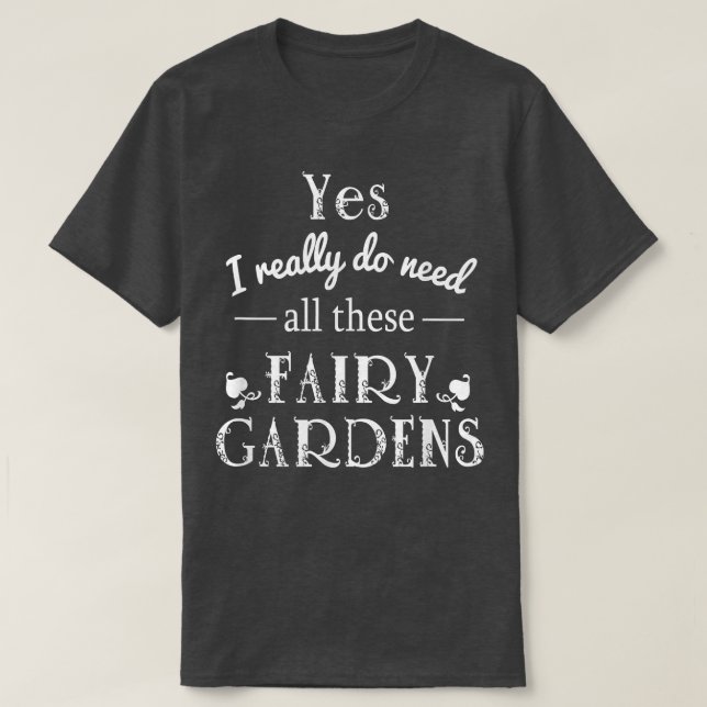 Camiseta Fairy Garden Lover (Diseño del anverso)
