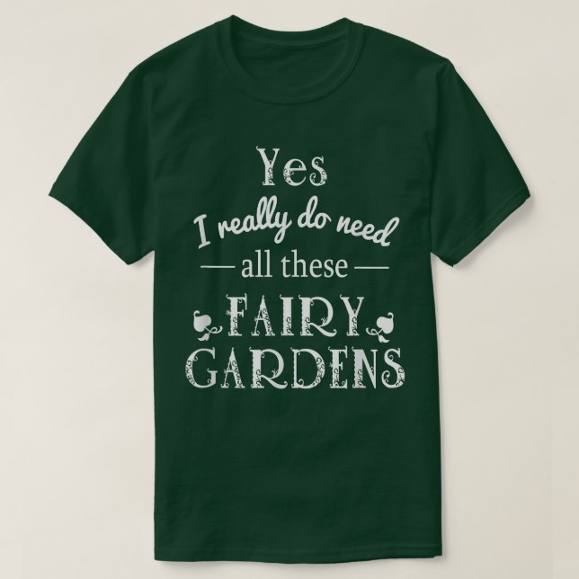 Camiseta Fairy Garden Lover (Diseño del anverso)