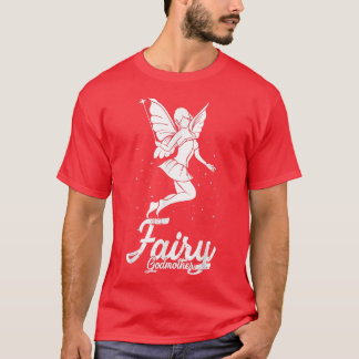 Camiseta Fairy Godwoman Flor Mágica Wand Fantasy