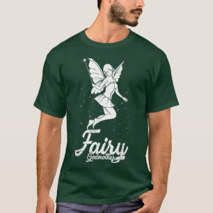 Camiseta Fairy Godwoman Flor Mágica Wand Fantasy