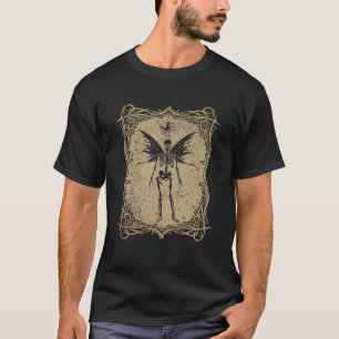 Camiseta Fairy Grunge Estética Mariposa Skeleton Fairycor