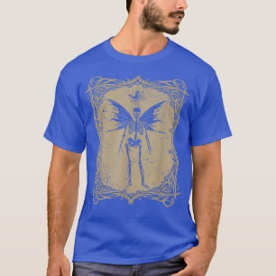 Camiseta Fairy Grunge Estética Mariposa Skeleton Fairycor